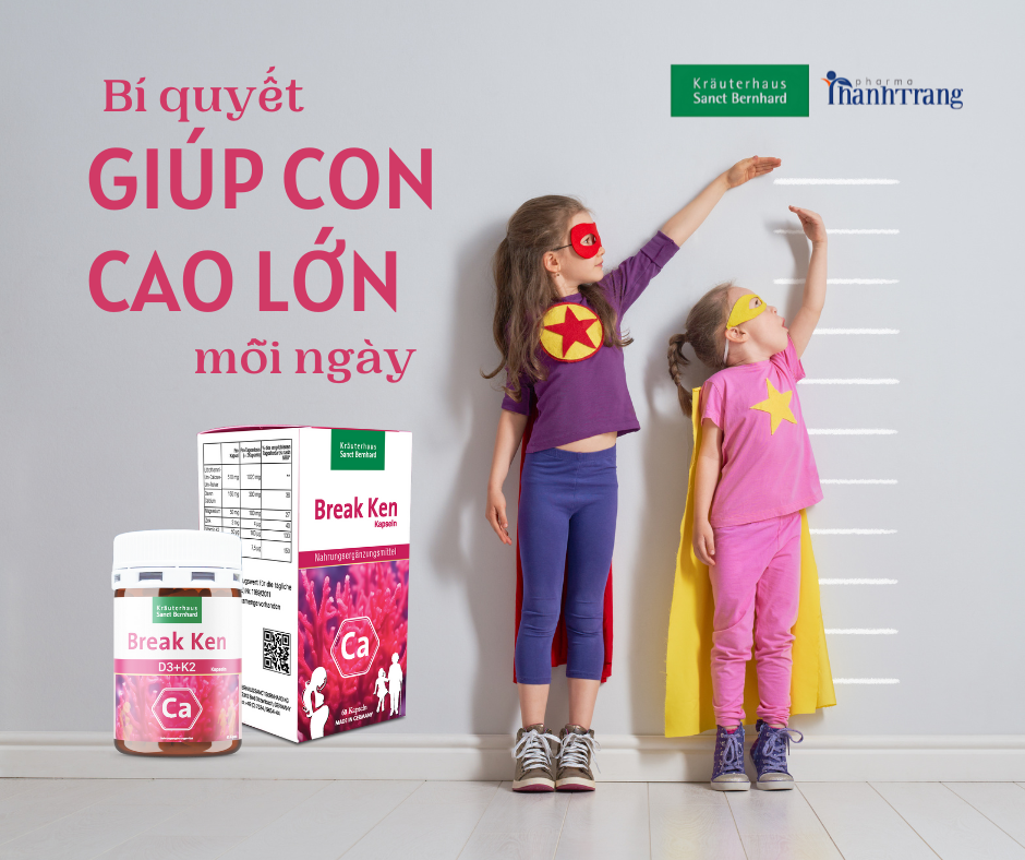 Break Ken giúp con cao lớn mỗi ngày